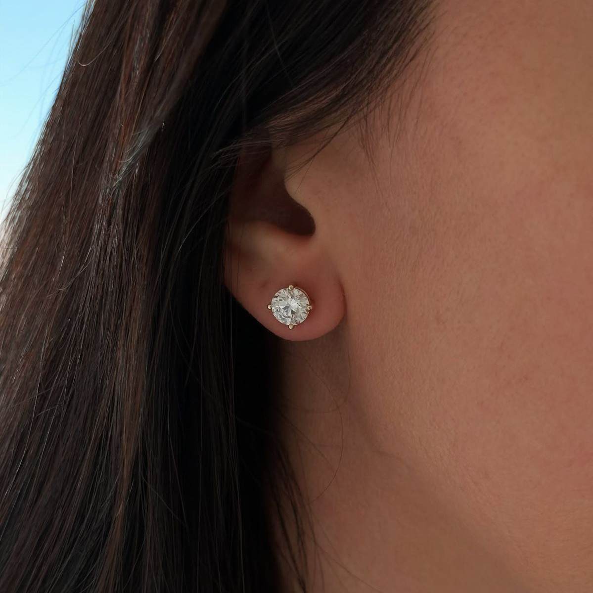 1CT STUD EARRINGS